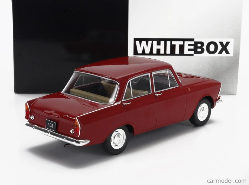 Whitebox Moskvitch 408 1966 1:24 Tmavě Červená