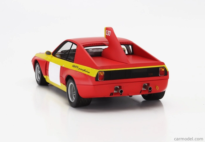 Maxima Abarth Se030 Pininfarina - Press 1974 1:18 Matná Červená Žlutá