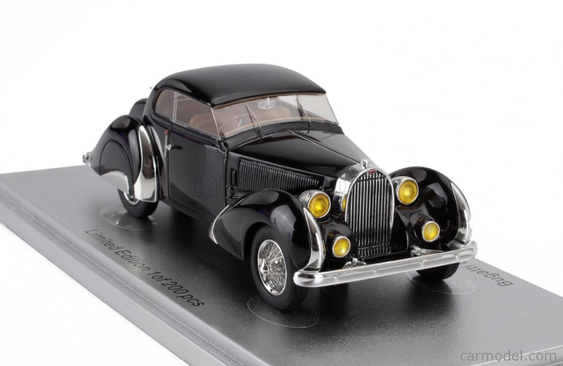 Kess-model Bugatti T57 Labourdette Vutotal Coupe 1936 1:43 Black