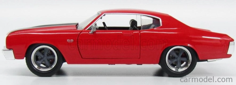 Jada Chevrolet Dom's Chevy Chevelle 454ss 1970 - Fast & Furious  Iv (2009) - Solo Parti Originali - Original Parts 1:24 Červená Černá