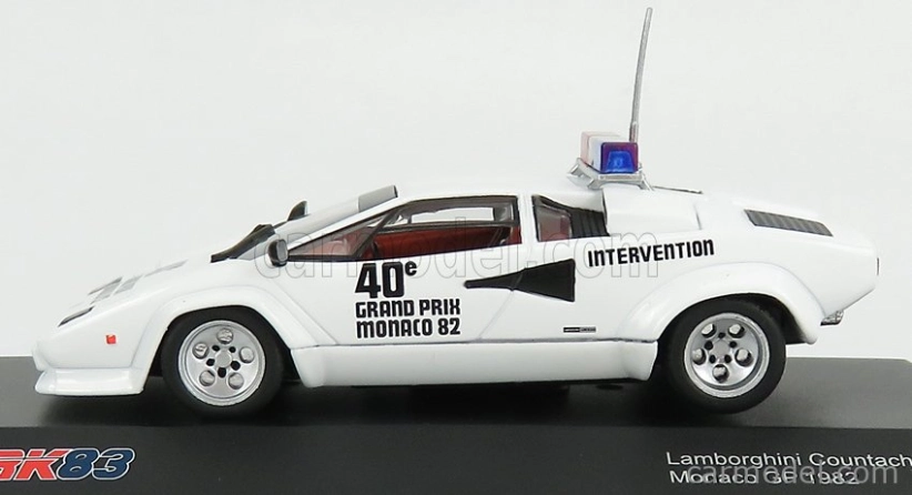 Werk83 Lamborghini Countach 5000s Safety Car F1 Gp Monaco 1982 1:43 Biela