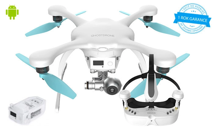 EHANG GHOSTDRONE 2.0 VR, bílá (Android) + baterie