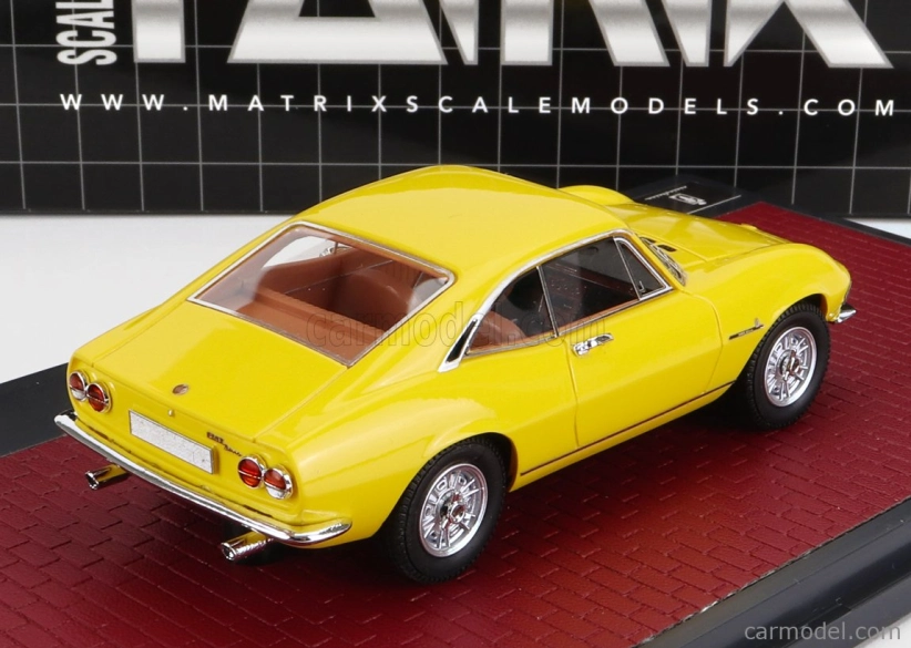 Matrix scale models Fiat Dino Pininfarina Berlinetta Speciale Prototype 1965 Ferrari Engine 1:43 Žlutá