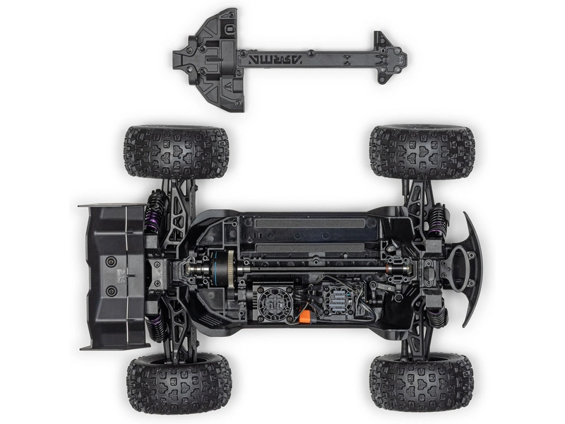 Arrma Mini Kraton 3S DSC BLX 1:16 4WD RTR Basic černá/červená