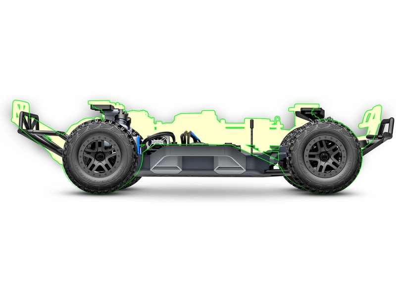 Traxxas Slash 4x4 1:10 VX3 RTR černý