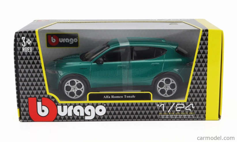 Bburago Alfa romeo Tonale 2023 1:24 Green Met