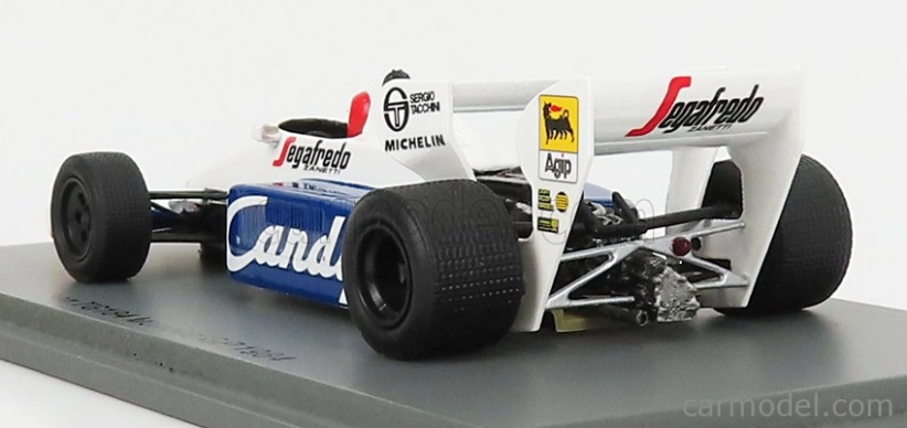 Spark-model Toleman F1 Tg184 Hart Turbo N 20 Monaco Gp 1984 J.cecotto 1:43 White Blue