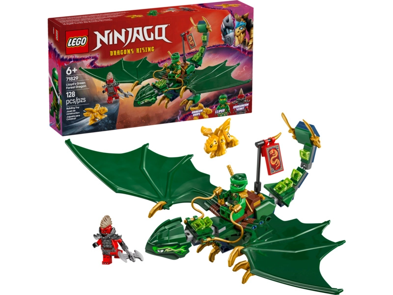 LEGO Ninjago – Lloydov zelený lesný drak