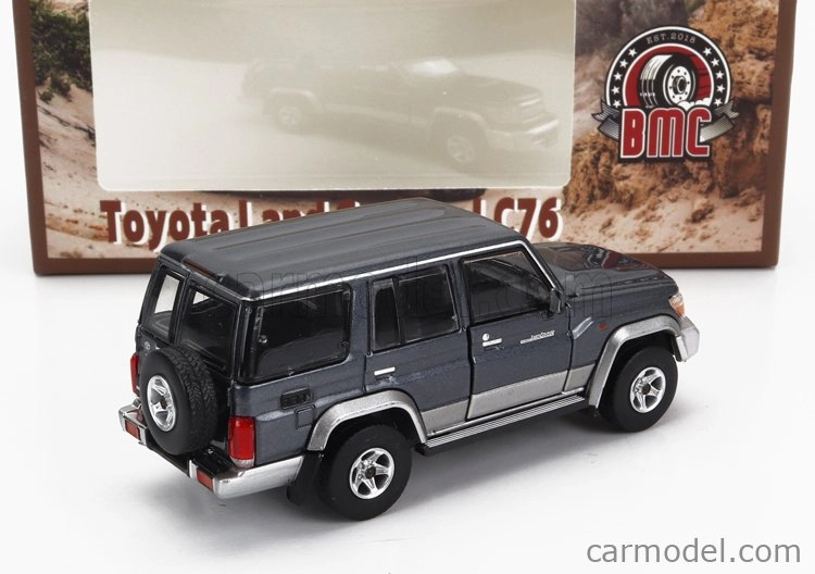 Bm-creations Toyota Land Cruiser Lc76 2014 1:64 Šedé Stříbro