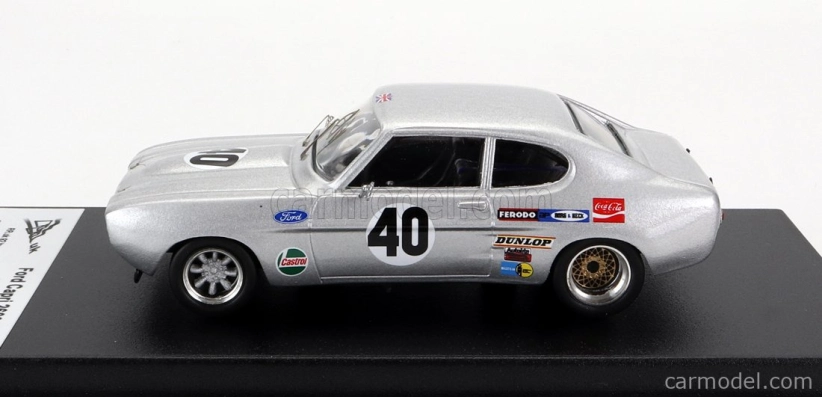 Trofeu Ford england Capri 2600 Rs N 40 3. Silverstone 1971 Gerry Birrel 1:43 Strieborný