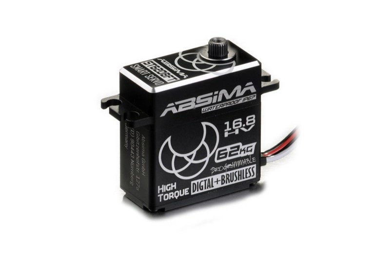 Servo Absima HV ST62DBFT Alu Digital Crawler-Spec. vodotěsné IP67, tah 38-62kg/cm
