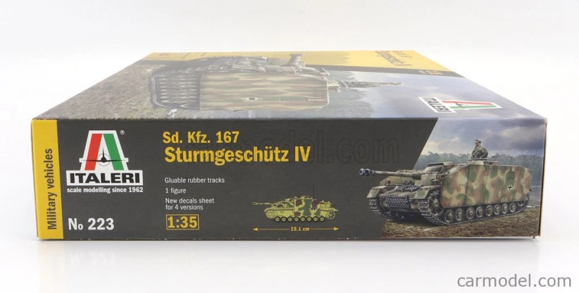 Italeri Tank Sd. Kfz. 167 Sturmgeschutz Panzer 1943 1:35 /
