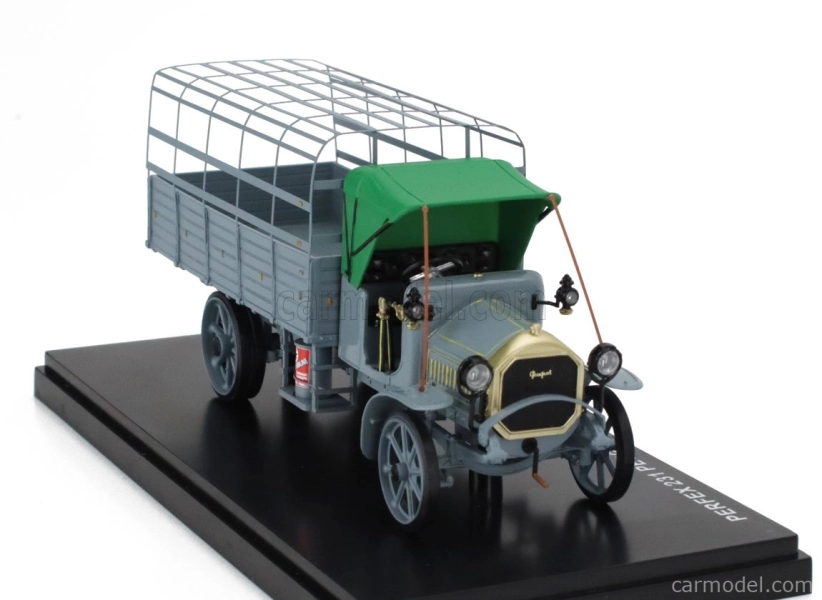 Perfex Peugeot 1525 Truck Cassonato 1917-1920 1:43 Sivá