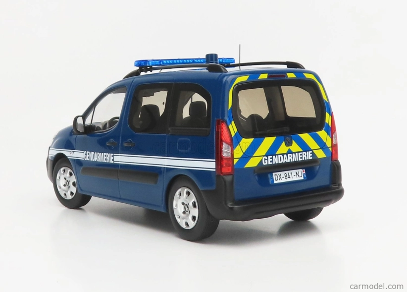 Norev Peugeot Partner Gendarmerie 2018 1:18 Modrá žltá