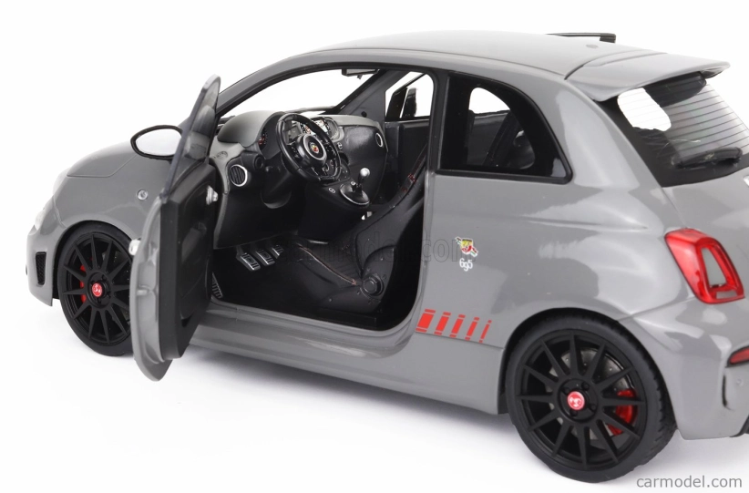 Solido Fiat Nuova 500 Abarth 595 Xsr Edition 2022 1:18 Šedá Červená