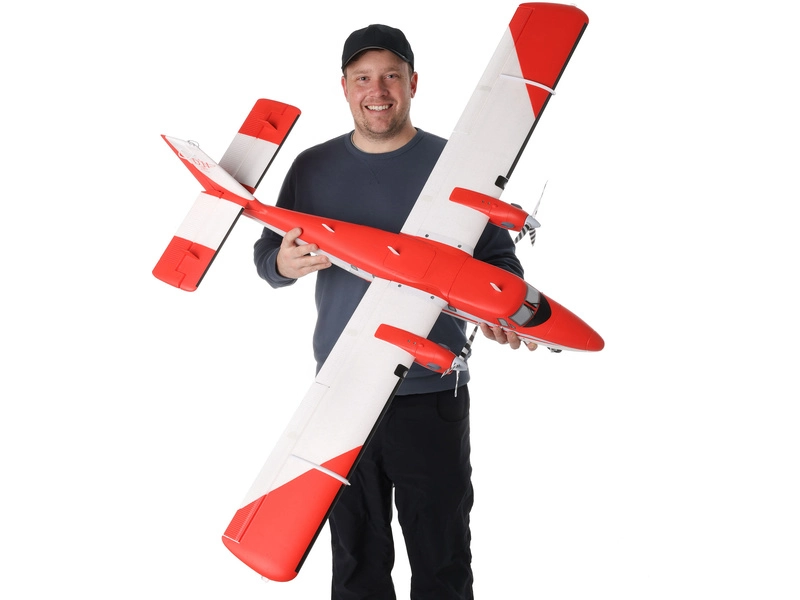 RC lietadlo E-flite DHC-6 Twin Otter 1.4m PNP, plováky