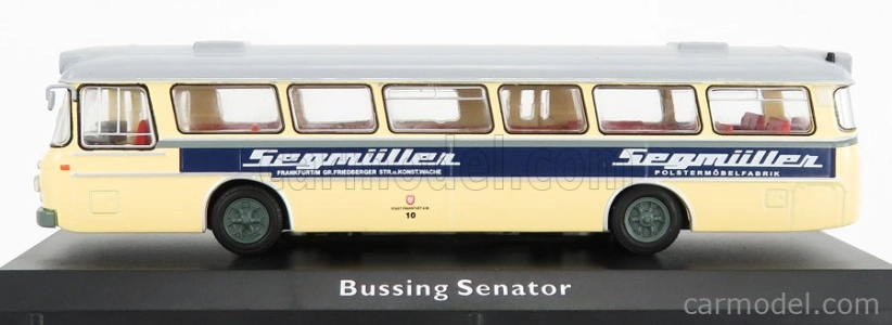 Edicola Bussing Senator Autobus Segmuller 1966 1:72 Cream Silver