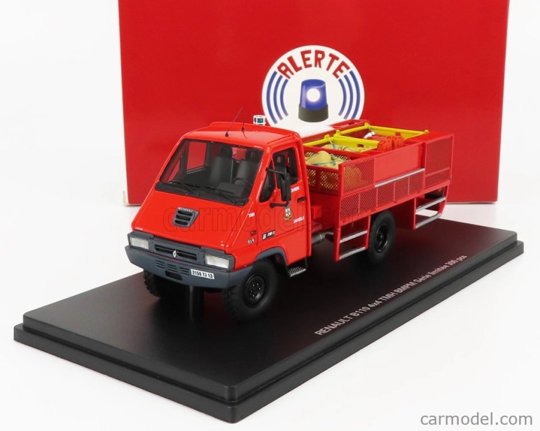 Alerte Renault B110 4x4 Truck Tmh Bmpm Sapeurs Pompiers Marines Marselle 1998 1:43 Red