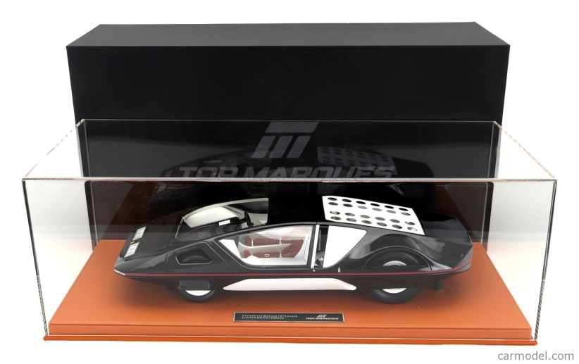 Topmarques Ferrari 512s Modulo Pininfarina Geneve Motor Show 1970 1:12 čierna