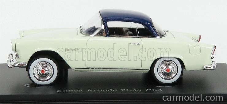 Autocult Simca Aronde Plein Ciel France 1957 1:43 Světle Zelená Tmavě Modrá