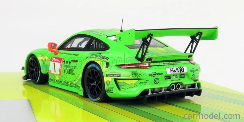 Minichamps Porsche 911 991-2 Gt3 R Team Manthey Racing N 1 1:43, zelená