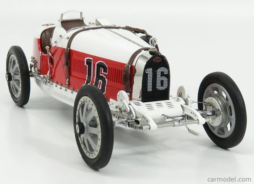 Cmc Bugatti T35 N 16 Nation Colour Project Monaco 1924 1:18 červená biela
