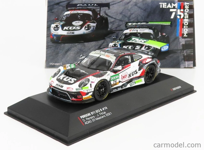 Ixo-models Porsche 911 991 Gt3 R Team Kus 75 Bernhard N 74 1:43