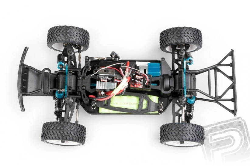 Himoto Short Course 1:16 RTR, červená