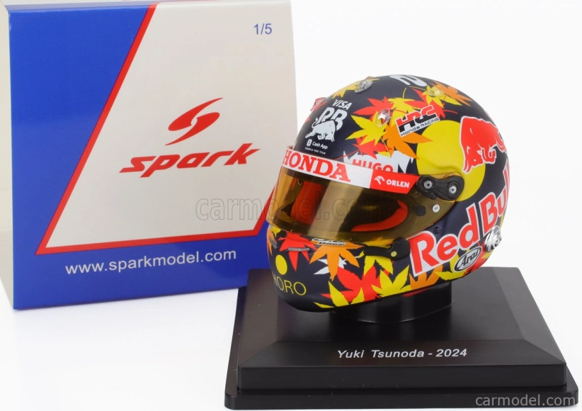 Spark-model prilby Bell Casco Helmet F1 Yuki Tsunoda Team Visa Cash App N 22 Sezóna 2024 1:5 Rôzne
