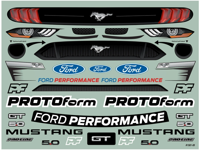 Karoséria PROTOform 1:7 2021 Ford Mustang GT: Felony