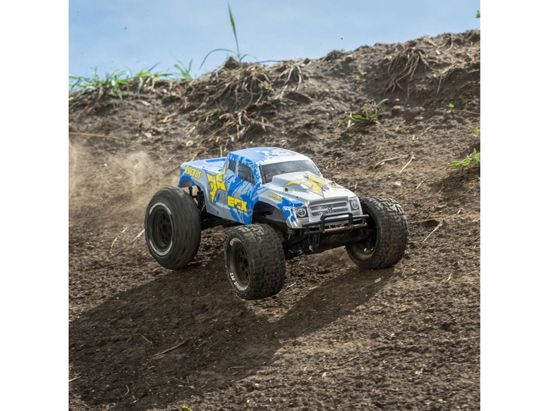 RC auto ECX Ruckus 1:10 RTR, oranžové