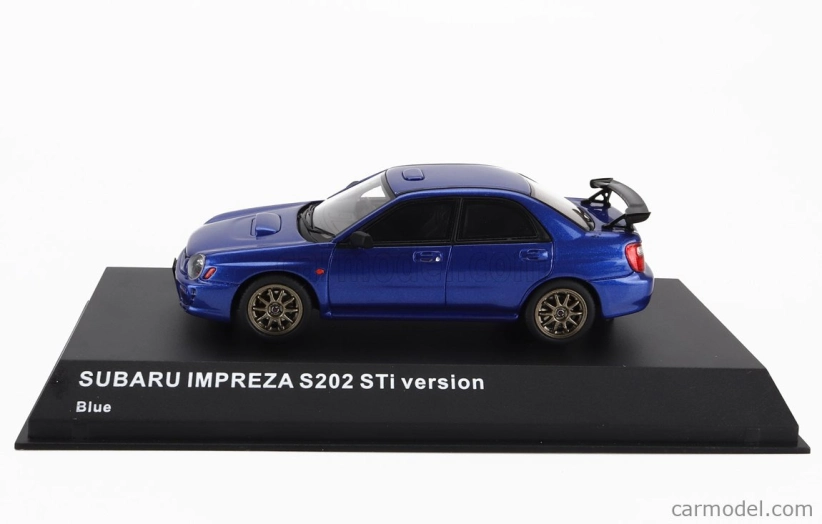 Kyosho Subaru Impreza (s202) 2002 1:43 Modrá