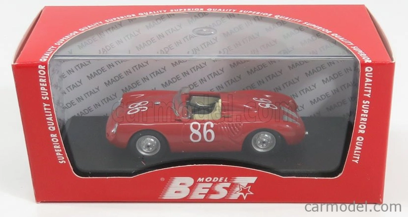 Najlepší model Porsche 550rs N 86 Governator's Trohpy 1958 F.campell 1:43 Red