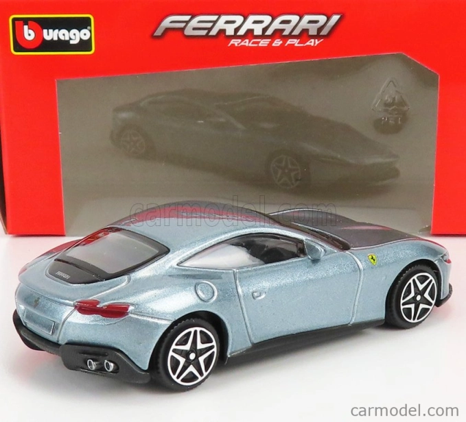 Bburago Ferrari Roma 1:43 strieborná metalíza