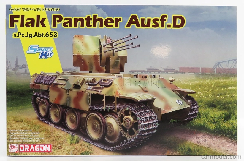 Dragon armor Tank Flak Panther Ausf.d Military 1940 1:35 /