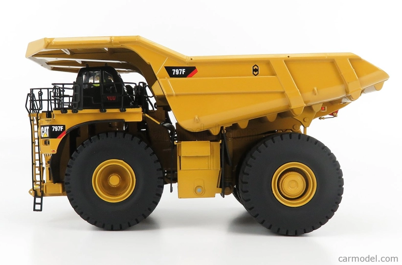 Dm-models Caterpillar Cat797f Cassone Ribaltabile Cava Mineraria - Mining Truck 1:50 Žlutá Černá