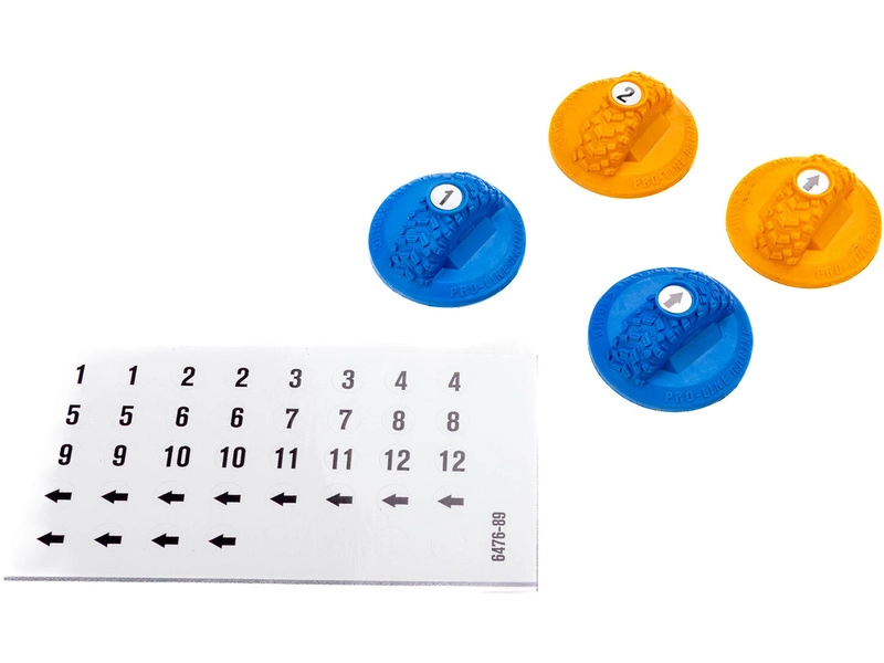 Pro-Line súprava označenia trate, modrá, oranžová (12 ks): Axial SCX30