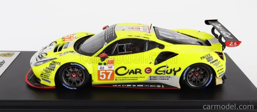 Looksmart Ferrari 488 Gte Evo 3.9l Turbo V8 Team Kessel Racing N 57 1:43, žlutá