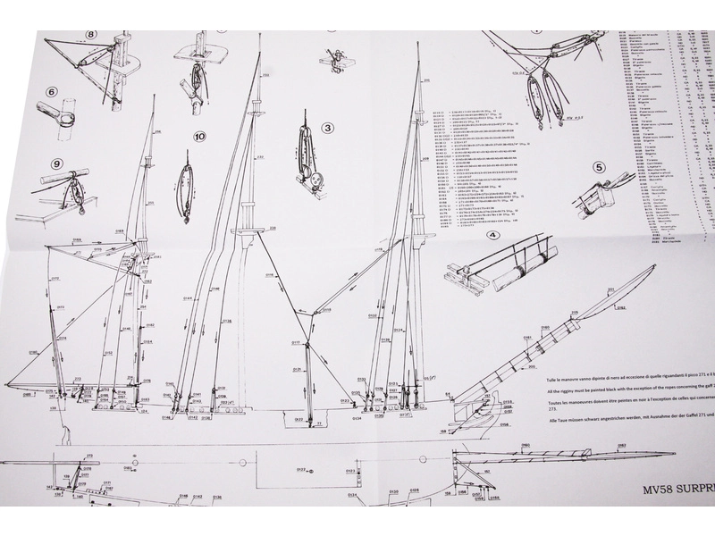 MAMOLI H.M.S. Surprise 1796 1:75 kit