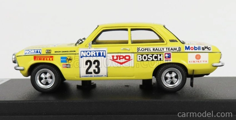 Trofeu Opel Ascona A N 23 Rally 1000 Lakes 1974 B.danielsson - B.sundberg 1:43 Žlutá