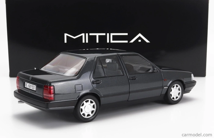 Mitica-diecast Lancia Thema Turbo 16v Lx 2s 1991 1:18 Nero Metallescente 429 Black Met