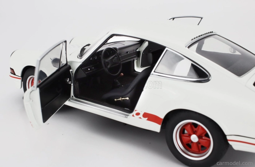 Autoart Porsche 911 Carrera Rs 1973 - The Circuit Wolf - (rival) Sakon Hayase - Manga Movie 1:18 Bielo-červená