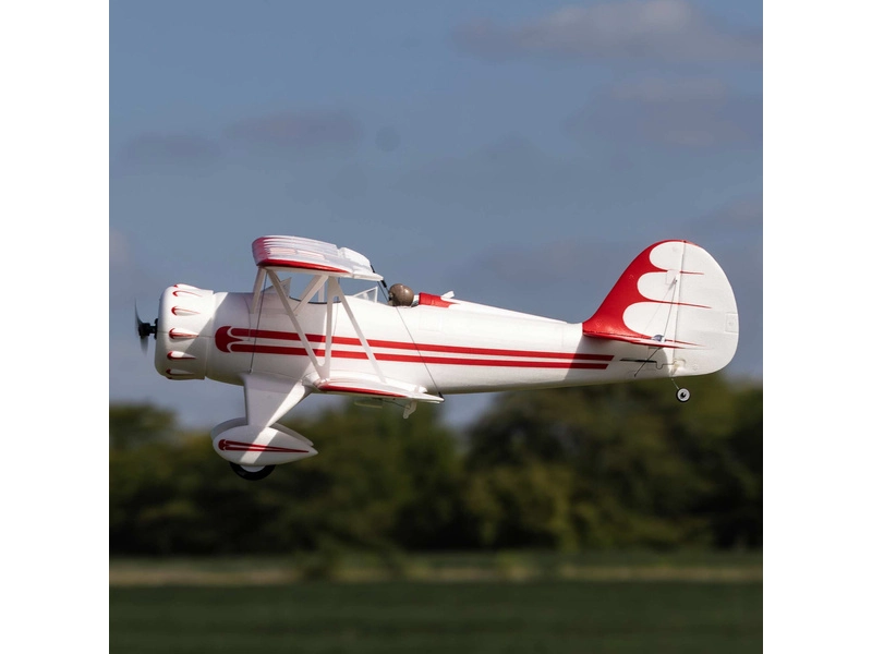 RC letadlo E-flite Waco 0.55m SAFE Select BNF Basic bílé