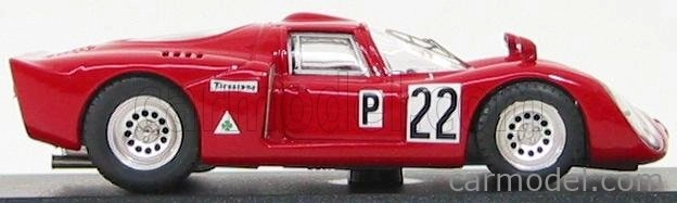 Najlepší model Alfa romeo 33.2 N 22 Daytona 1968 Casoni - Biscardi 1:43 Červeno-žltá