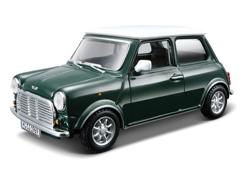 Bburago Mini Cooper 1969 1:32 zelená