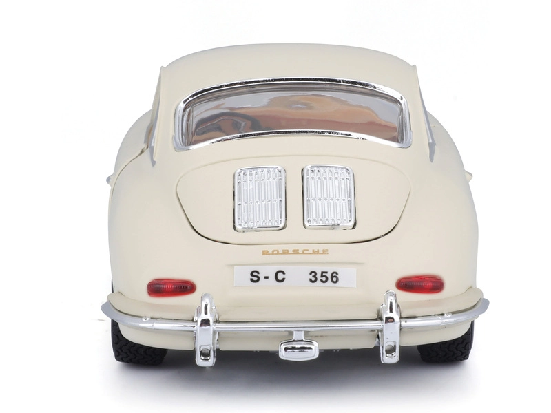 Bburago Porsche 356B Coupe 1961 1:24 krémová