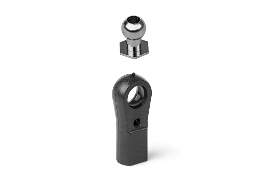 MAXI kĺbok M3 s guľovým kĺbom 6,0mm, šesťhranou základňou a vŕtaním 3,0mm, 100 ks