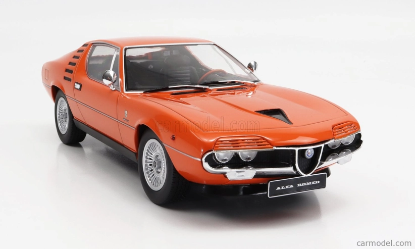 Kk-scale Alfa romeo Montreal 1970 - Black Interior 1:18 Orange
