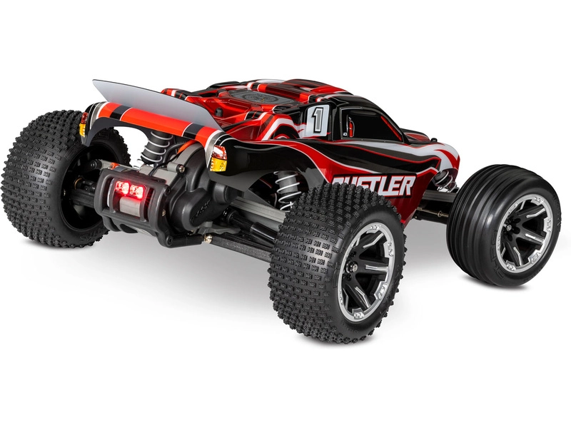 RC auto Traxxas Rustler 1:10 RTR s LED osvětlením, zelená