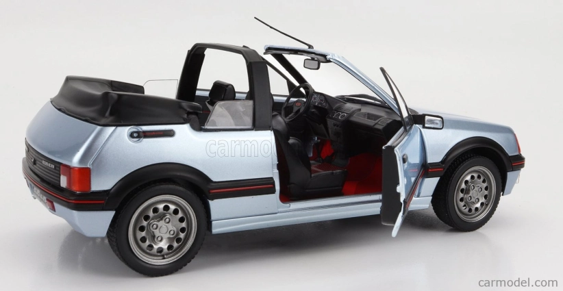 Solido Peugeot 205 Cti Mki (gti) 1.6 Cabriolet 1989 1:18 Light Blue Met